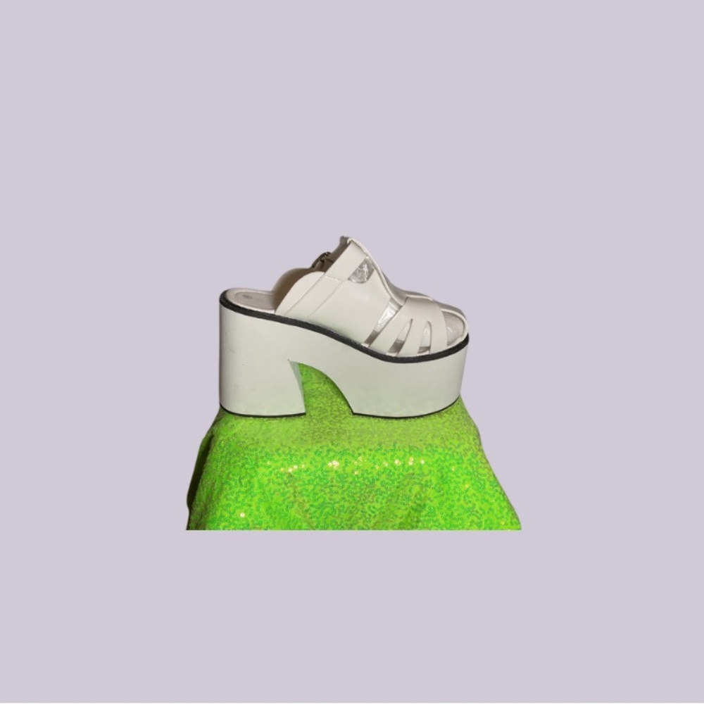 White Platform Sandals